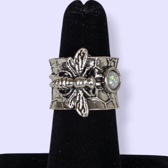 Jewelry - (2/$20) Iridescent Bumble Bee Ring